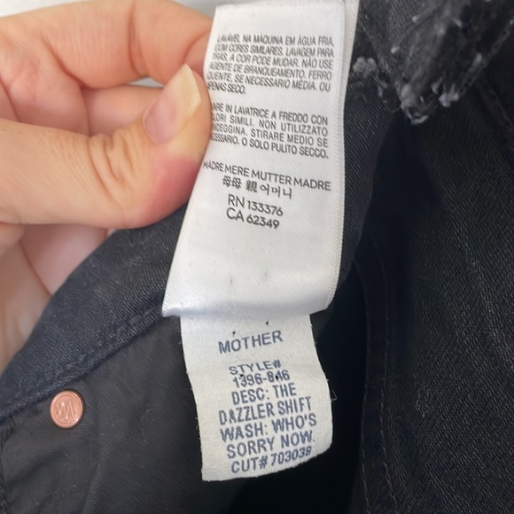 Mother Dazzler Shift High Waisted Jeans - NWT - Size 29 (runs small) - Picture 11 of 12